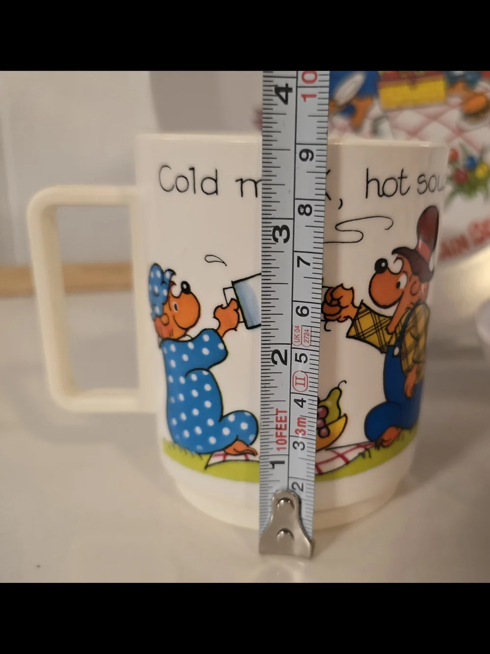 Vtg 1983 Berenstain Bears 3pc Melamine Dish Set by Deka USA